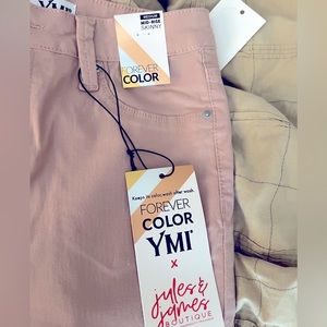 Jules & James mid rise skinny forever color jeggings.